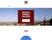 Tablet Screenshot of edinburghtourguides.com